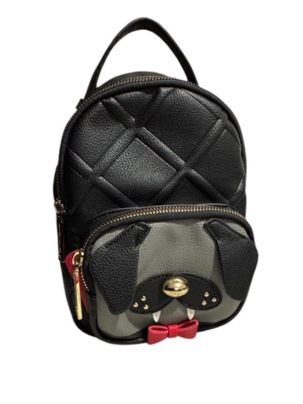 Betsey Johnson Vampire Dog Quilted Mini Backpack